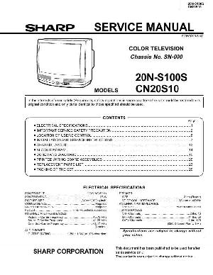 Service manual Sharp 20N-S100S, CN20S10 ― Manual-Shop.ru