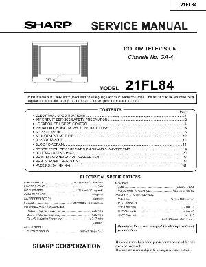 Service manual Sharp 21FL84 ― Manual-Shop.ru