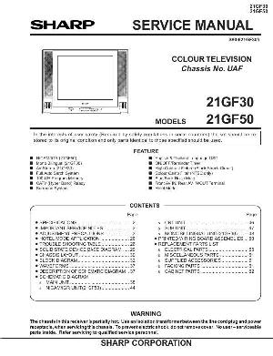 Сервисная инструкция Sharp 21GF30, 21GF50 ― Manual-Shop.ru