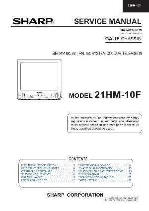 Service manual Sharp 21HM-10F ― Manual-Shop.ru