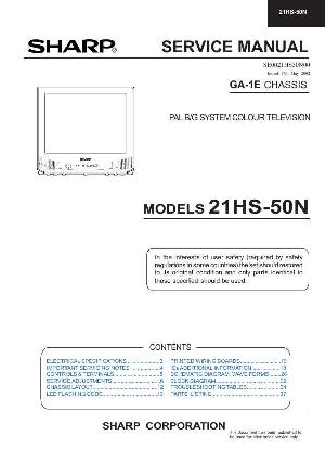 Service manual Sharp 21HS-50N ― Manual-Shop.ru