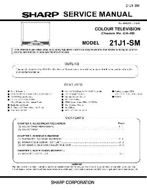 Service manual Sharp 21J1-SM ― Manual-Shop.ru