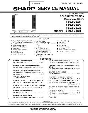 Service manual Sharp 21S-FX10 GA-7S ― Manual-Shop.ru