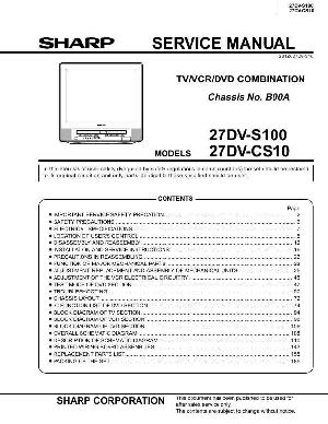 Сервисная инструкция Sharp 27DV-S100, 27DV-CS10 ― Manual-Shop.ru