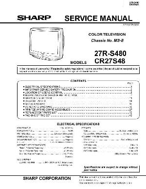 Сервисная инструкция Sharp 27R-S480, CR27S48 ― Manual-Shop.ru