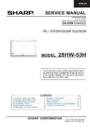 Service manual Sharp 28HW-53H ― Manual-Shop.ru