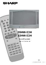 Сервисная инструкция Sharp 28HW-53H
