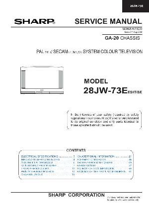 Service manual Sharp 28JW-73E ― Manual-Shop.ru