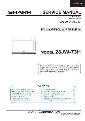 Service manual Sharp 28JW-73H ― Manual-Shop.ru