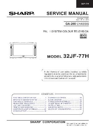 Service manual Sharp 32JF-77H ― Manual-Shop.ru