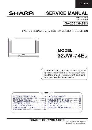 Service manual Sharp 32JW-74E ― Manual-Shop.ru