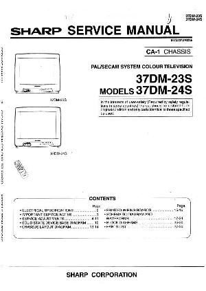 Сервисная инструкция Sharp 37DM-23S, 37DM-24S ― Manual-Shop.ru