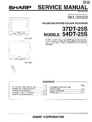 Service manual Sharp 37DT-25S ― Manual-Shop.ru