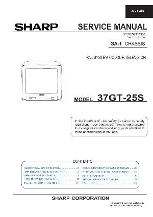 Сервисная инструкция Sharp 37GT-25S ― Manual-Shop.ru