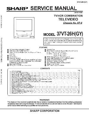 Сервисная инструкция Sharp 37VT-26H ― Manual-Shop.ru