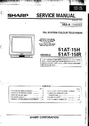 Сервисная инструкция Sharp 51AT-15 ― Manual-Shop.ru