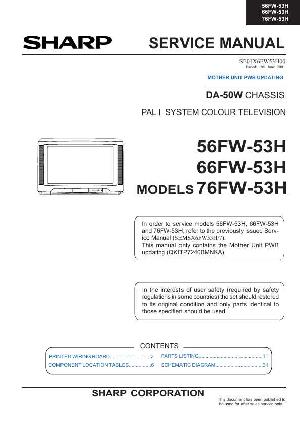 Сервисная инструкция Sharp 56FW53H, 66FW53H, 76FW53H ― Manual-Shop.ru