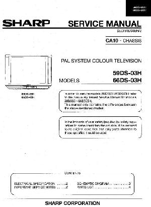 Сервисная инструкция Sharp 59DS03H, 63DS03H ― Manual-Shop.ru
