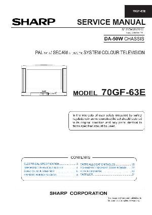 Сервисная инструкция Sharp 70GF-63E ― Manual-Shop.ru