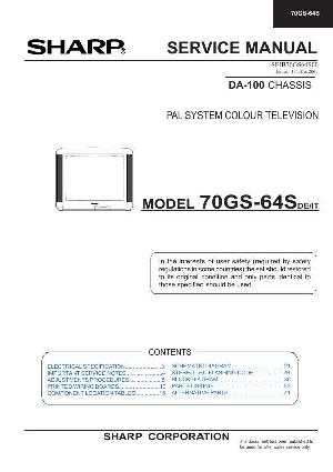 Service manual Sharp 70GS-64S ― Manual-Shop.ru