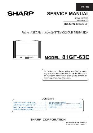Сервисная инструкция Sharp 81GF-63E ― Manual-Shop.ru