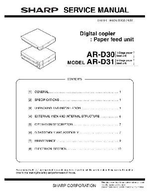 Service manual Sharp AR-D30, D31 ― Manual-Shop.ru