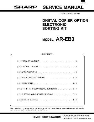 Сервисная инструкция Sharp AR-EB3 ― Manual-Shop.ru