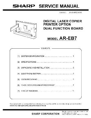 Сервисная инструкция Sharp AR-EB7 ― Manual-Shop.ru