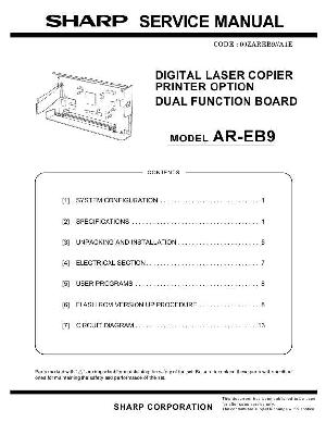 Сервисная инструкция Sharp AR-EB9 ― Manual-Shop.ru