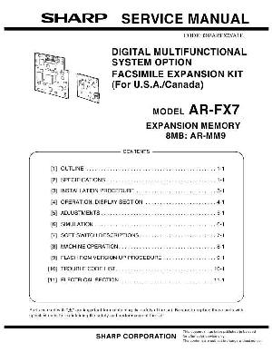 Сервисная инструкция Sharp AR-FX7 ― Manual-Shop.ru