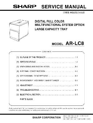 Service manual Sharp AR-LC8 ― Manual-Shop.ru