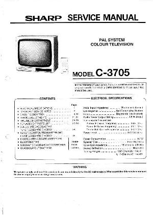 Сервисная инструкция Sharp C-3705 ― Manual-Shop.ru