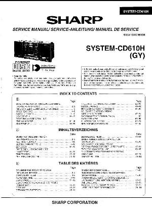 Service manual Sharp CD-510, CD-610 ― Manual-Shop.ru
