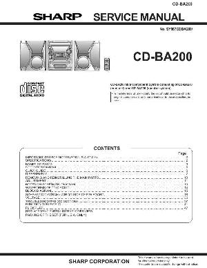 Service manual Sharp CD-BA200 ― Manual-Shop.ru