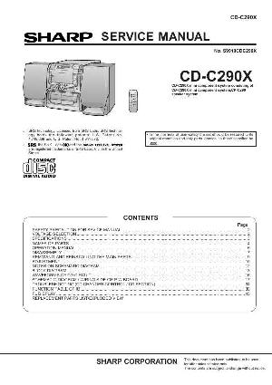 Сервисная инструкция Sharp CD-C290X ― Manual-Shop.ru