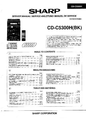 Service manual Sharp CD-C5300H ― Manual-Shop.ru