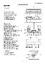 Service manual Sharp CD-C602