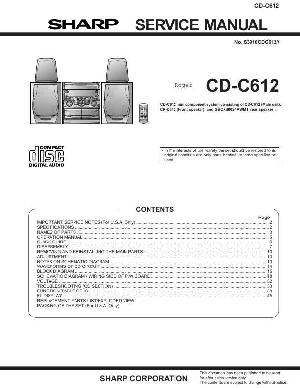 Service manual Sharp CD-C612 ― Manual-Shop.ru