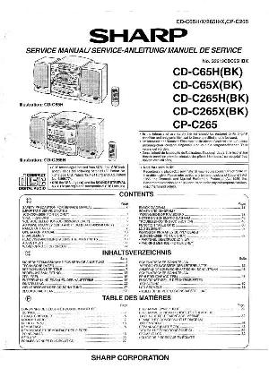 Service manual Sharp CD-C65, CD-C265, CP-C265 ― Manual-Shop.ru