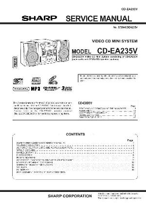 Сервисная инструкция SHARP CD-EA235V ― Manual-Shop.ru
