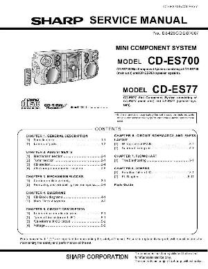 Service manual Sharp CD-ES77, CD-ES700 ― Manual-Shop.ru