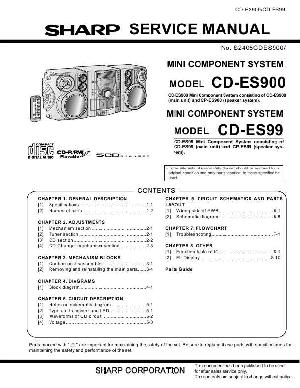 Service manual Sharp CD-ES99, CD-ES900 ― Manual-Shop.ru