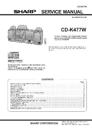 Service manual Sharp CD-K477W ― Manual-Shop.ru