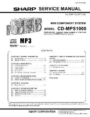 Service manual Sharp CD-MPS1000 ― Manual-Shop.ru