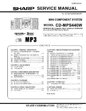 Service manual Sharp CD-MPS440W ― Manual-Shop.ru