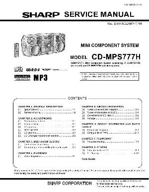 Service manual Sharp CD-MPS777H ― Manual-Shop.ru