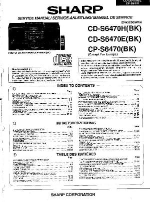 Service manual Sharp CD-S6470H, CP-S6470BK ― Manual-Shop.ru