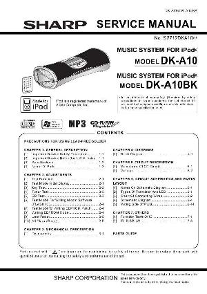 Сервисная инструкция Sharp DK-A10 ― Manual-Shop.ru