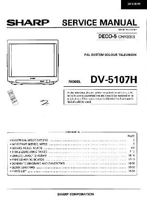 Сервисная инструкция Sharp DV-5107H ― Manual-Shop.ru
