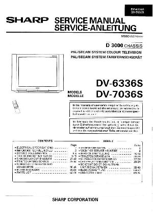Сервисная инструкция Sharp DV-6336S, DV-7036S ― Manual-Shop.ru